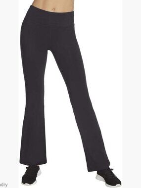 High Waisted Flare Pants with 4-Way Stretch, Moisture-Wicking Active Wear